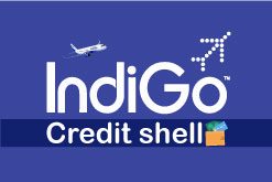 Redeem your Indigo credit shell.